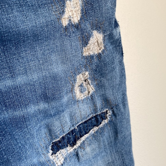 👖Diesel distressed/ patched jeans. Relaxed skinny low waist size 29 - Picture 4 of 16